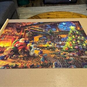 ADVENT CALENDAR PUZZLE Christmas Puzzle with Santa and Tree
